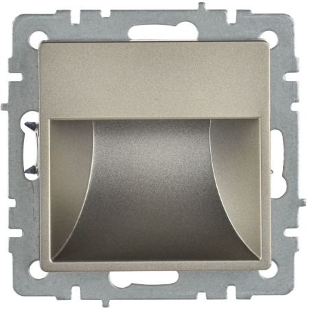 Подсветка светодиодная BRITE встраив. ПЛ20-БрШ механизм шампань IEK BR-FL20-K37