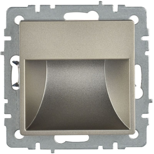 Подсветка светодиодная BRITE встраив. ПЛ20-БрШ механизм шампань IEK BR-FL20-K37