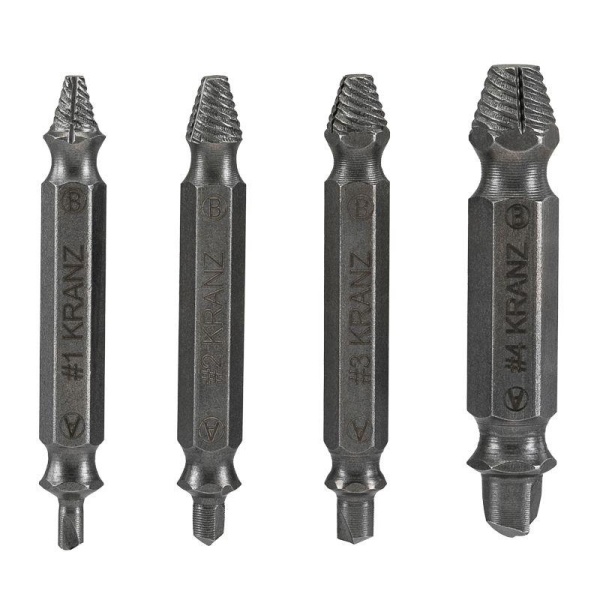 Набор экстракторов для шурупов Профи Kranz KR-12-6703