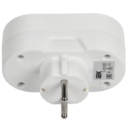 Разветвитель 2-м 16А IP20 Т-01/02 кругл. IEK WTP10-16-02