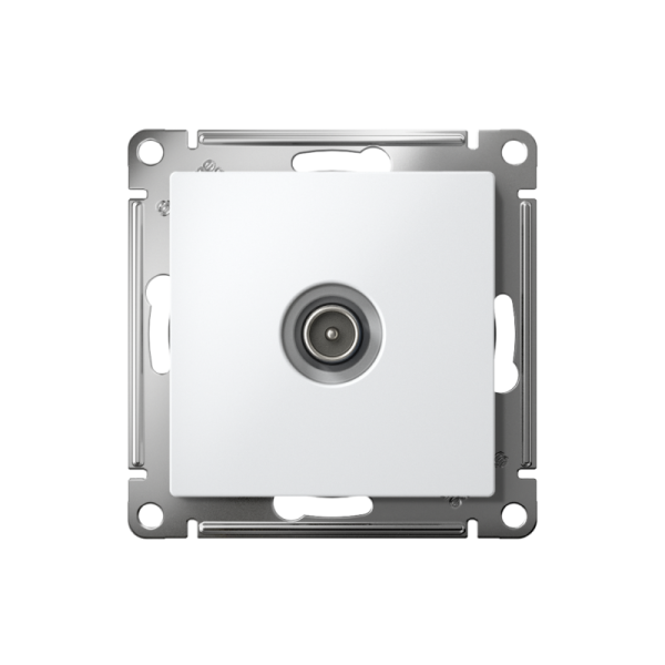 Розетка телевизионная оконечная TV AtlasDesign 1дБ механизм бел. SE ATN000191