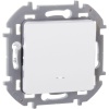 Выключатель 1-кл. Inspiria 10А IP20 250В 10AX с подсветкой/индикацией механизм бел. IEK 673610