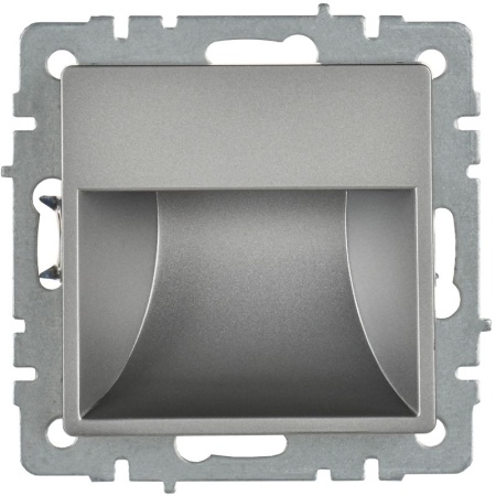 Подсветка светодиодная BRITE встраив. ПЛ20-БрС механизм сталь IEK BR-FL20-K46