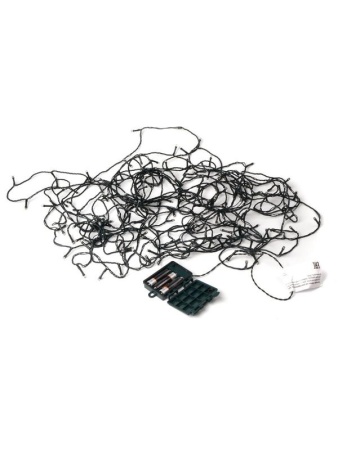 Гирлянда светодиодная "Нить" LD200-GWW-BO 20м 200LED тепл. бел. уличная 8 режимов элементы питания 3хAA SHLights 4690601045461